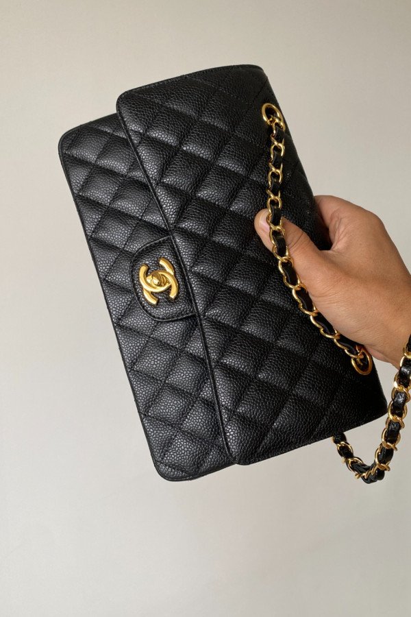 Chanel Classic Flap 25cm medium handbag!