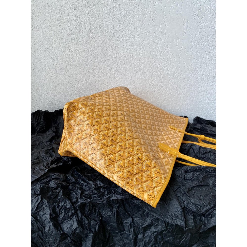 Goyard Dog-Teeth Tote Bag! Yellow Goyard Dog-Teeth Tote Bag! Yellow