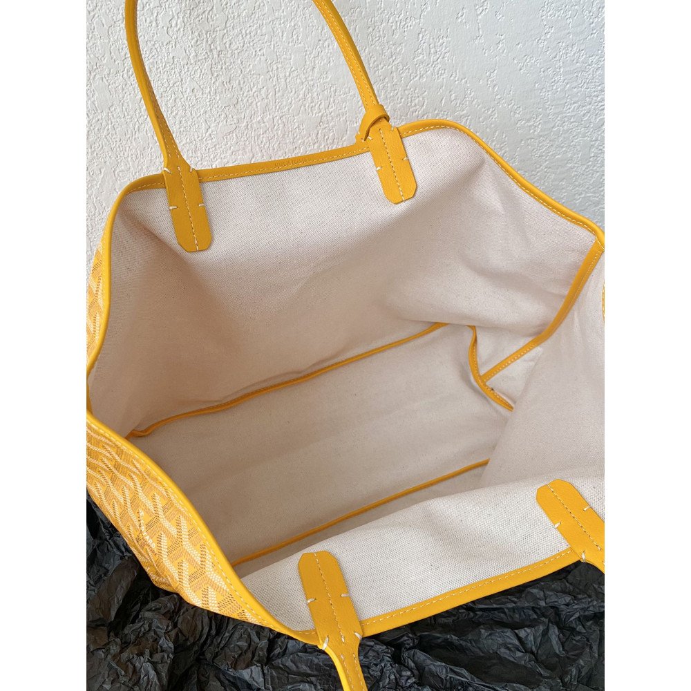 Goyard Dog-Teeth Tote Bag! Yellow Goyard Dog-Teeth Tote Bag! Yellow