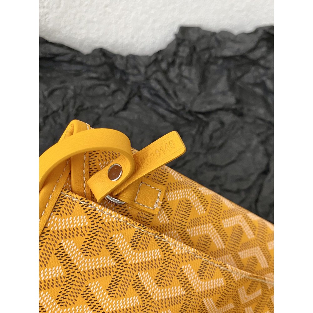 Goyard Dog-Teeth Tote Bag! Yellow Goyard Dog-Teeth Tote Bag! Yellow