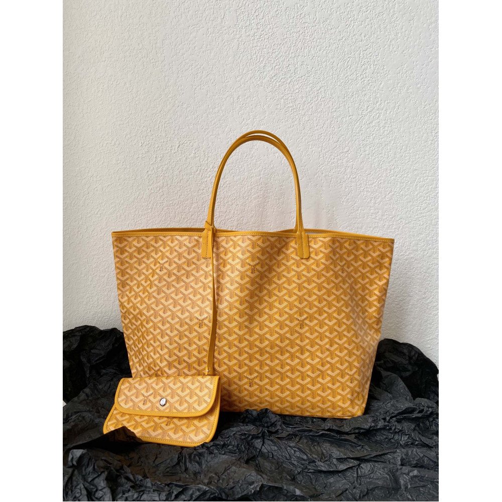 Goyard Dog-Teeth Tote Bag! Yellow Goyard Dog-Teeth Tote Bag! Yellow