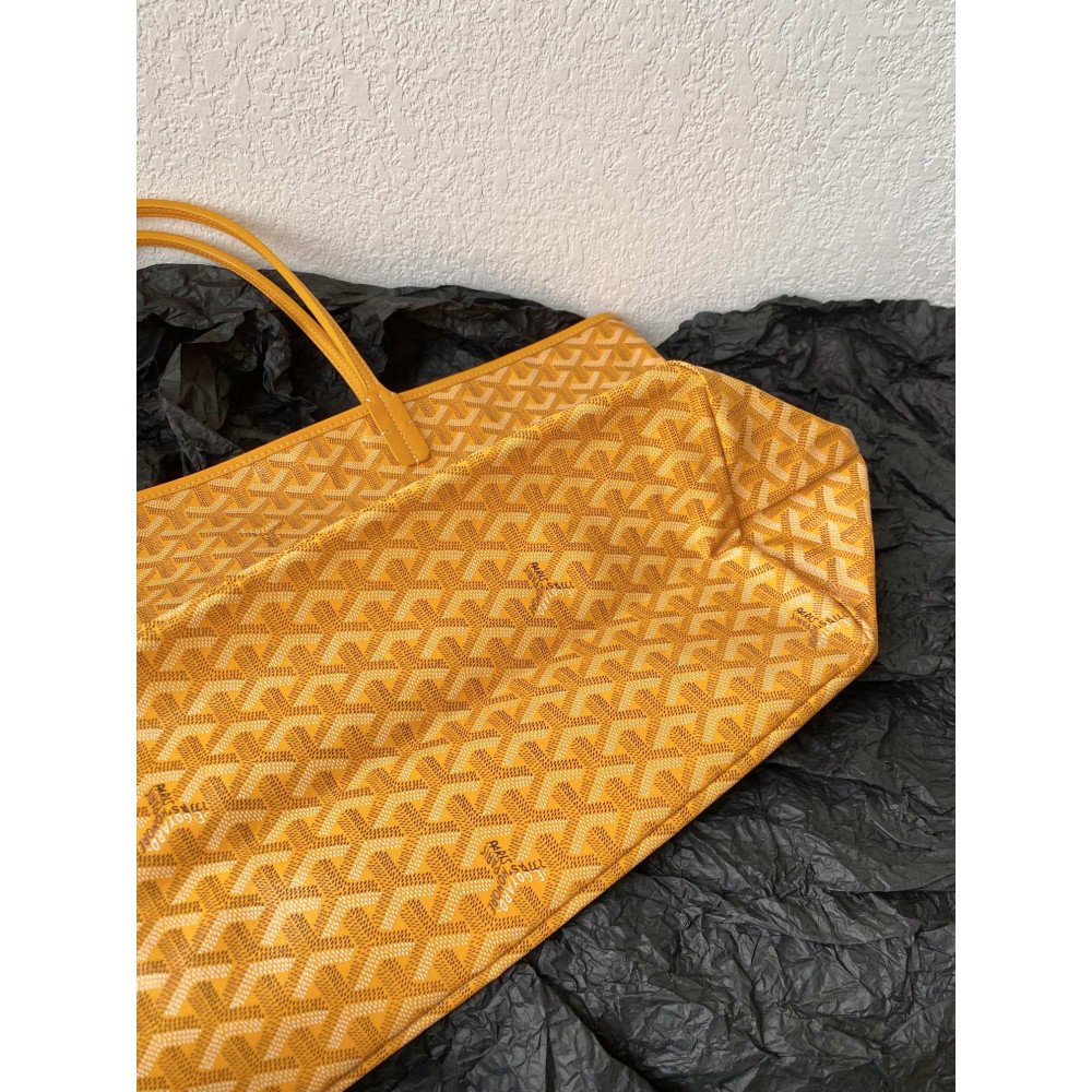 Goyard Dog-Teeth Tote Bag! Yellow Goyard Dog-Teeth Tote Bag! Yellow