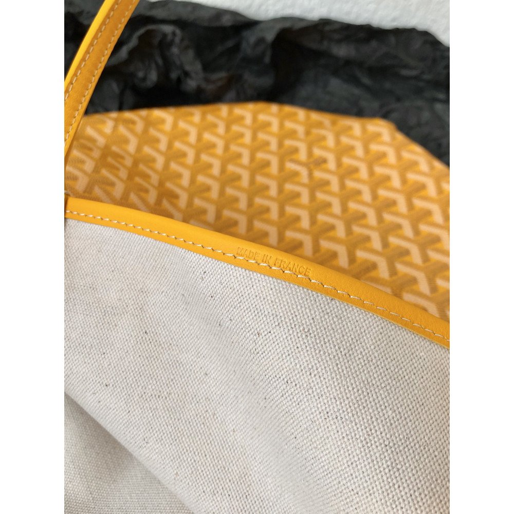 Goyard Dog-Teeth Tote Bag! Yellow Goyard Dog-Teeth Tote Bag! Yellow
