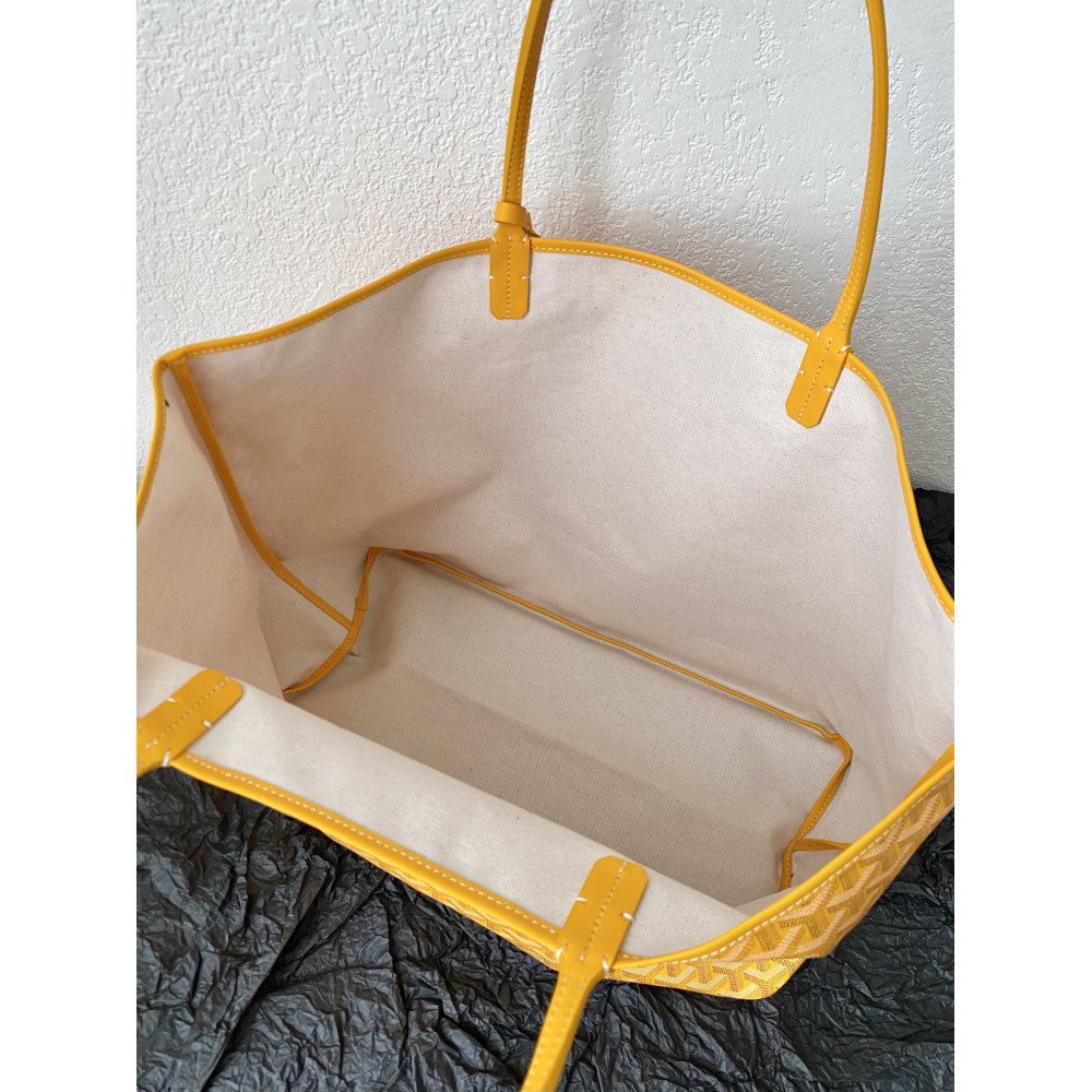 Goyard Dog-Teeth Tote Bag! Yellow Goyard Dog-Teeth Tote Bag! Yellow