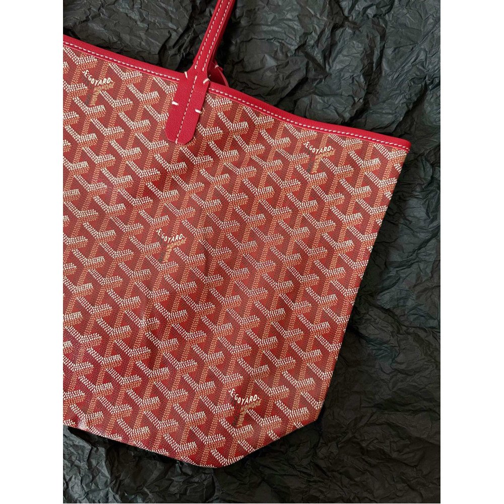 Goyard Dog-Teeth Tote Bag! red Goyard Dog-Teeth Tote Bag! red