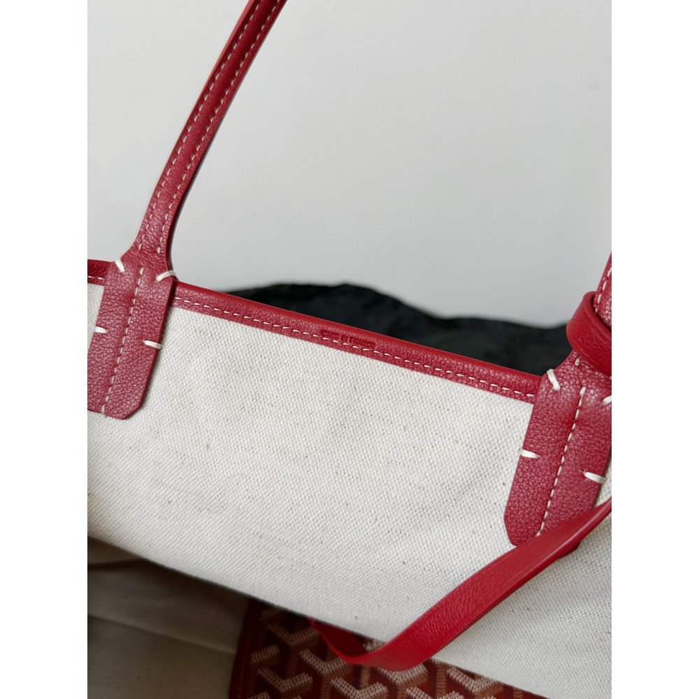 Goyard Dog-Teeth Tote Bag! red Goyard Dog-Teeth Tote Bag! red