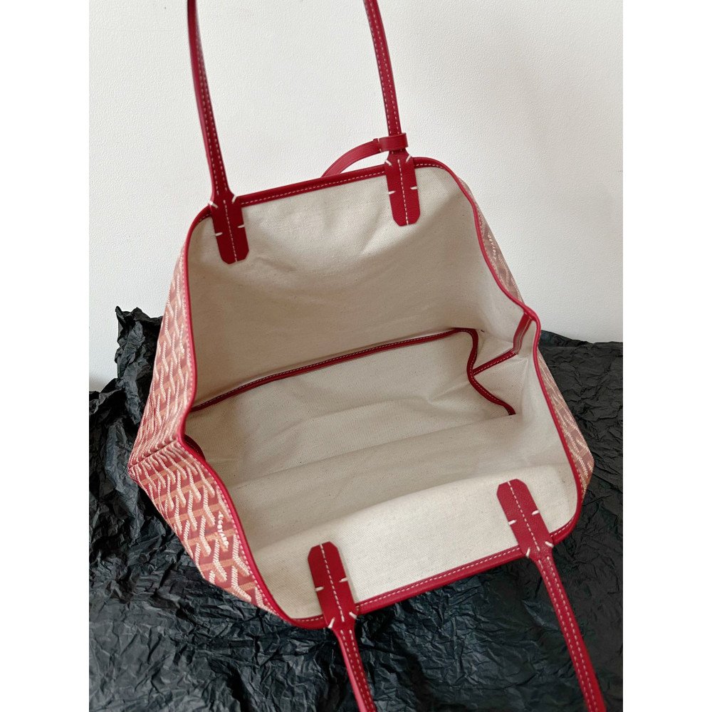 Goyard Dog-Teeth Tote Bag! red Goyard Dog-Teeth Tote Bag! red