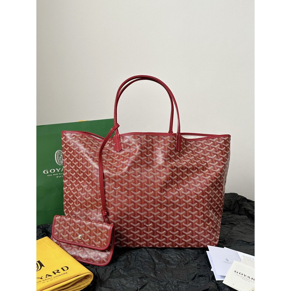 Goyard Dog-Teeth Tote Bag! red Goyard Dog-Teeth Tote Bag! red