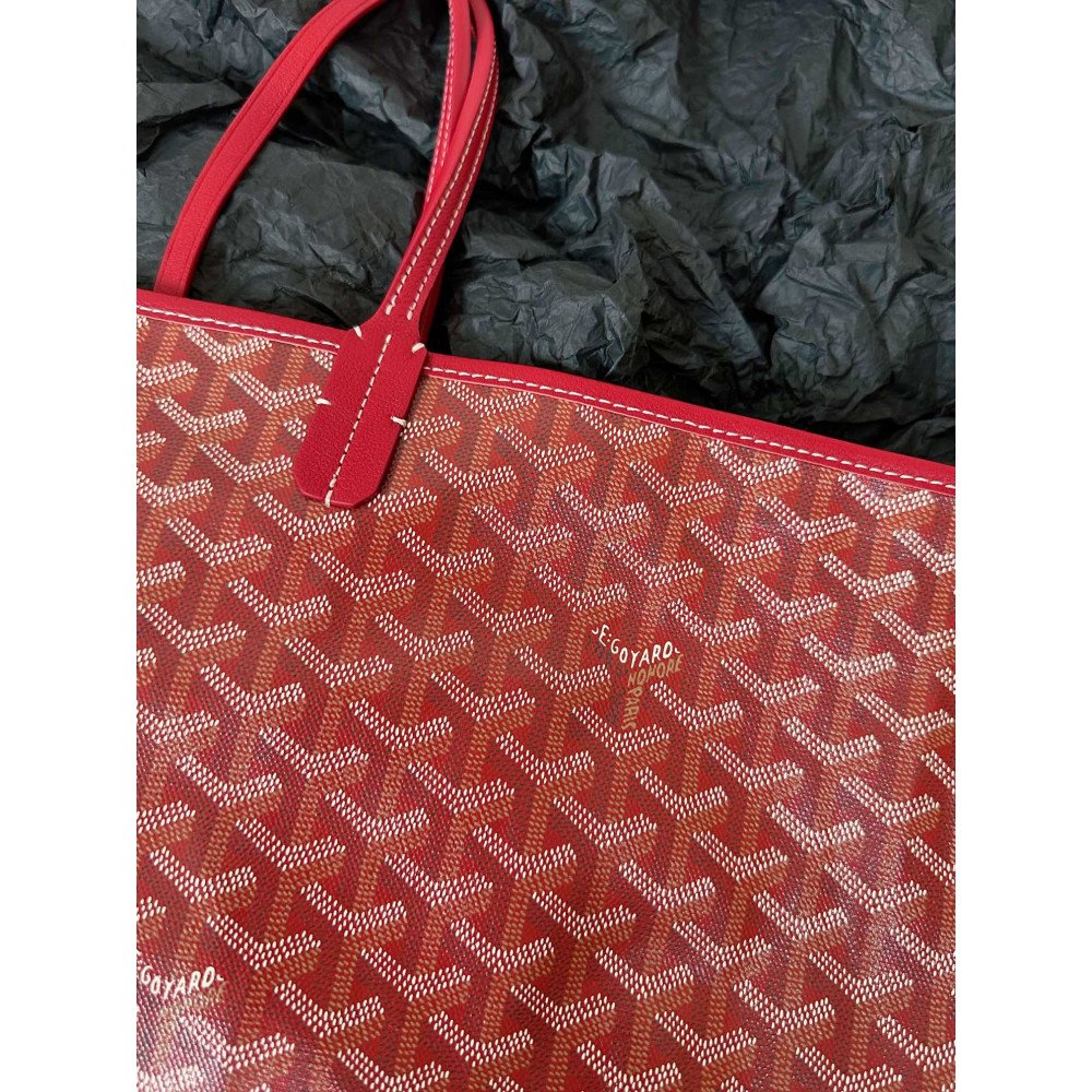 Goyard Dog-Teeth Tote Bag! red Goyard Dog-Teeth Tote Bag! red
