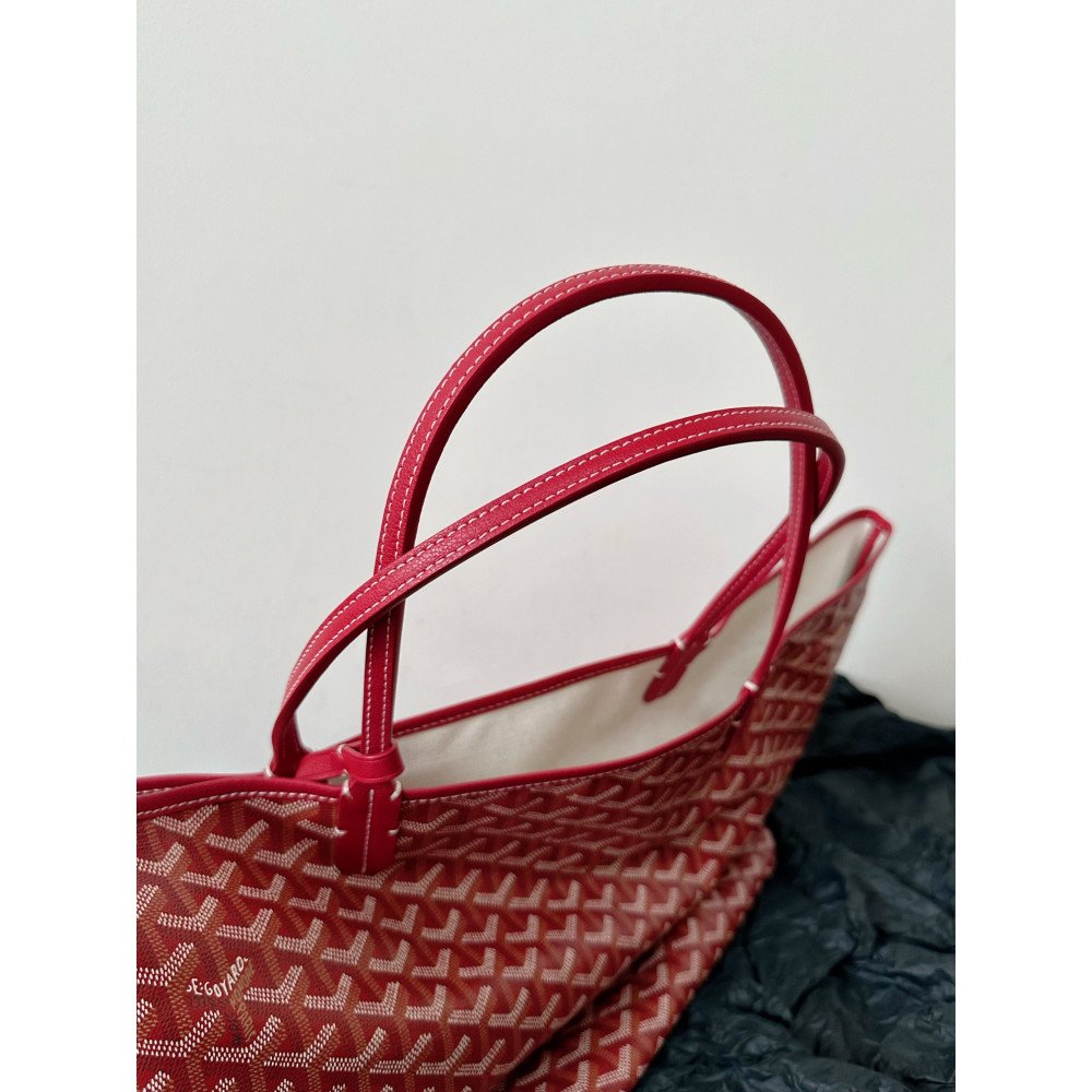 Goyard Dog-Teeth Tote Bag! red Goyard Dog-Teeth Tote Bag! red