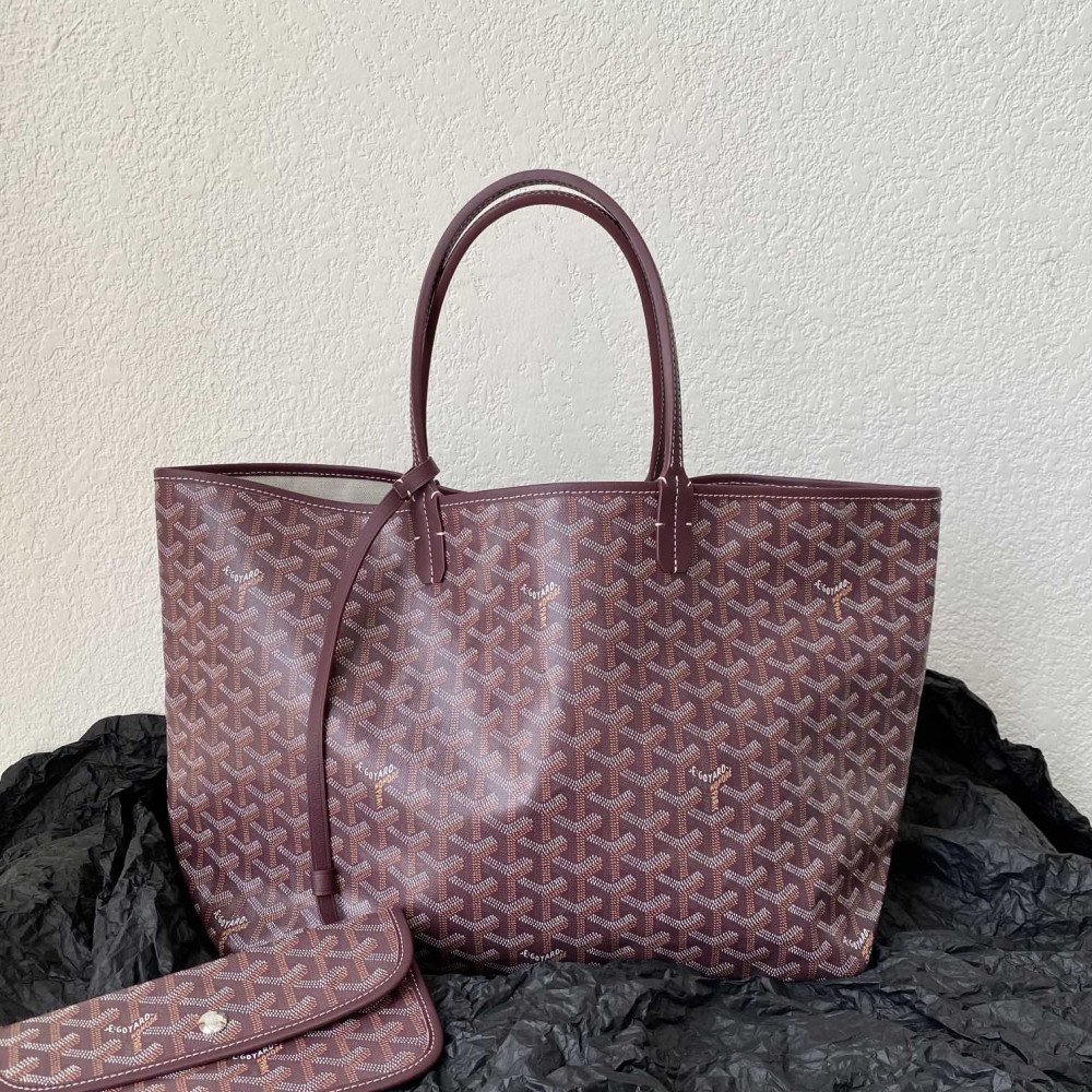 Goyard Dog-Teeth Tote Bag! Burgundy Goyard Dog-Teeth Tote Bag! Burgundy