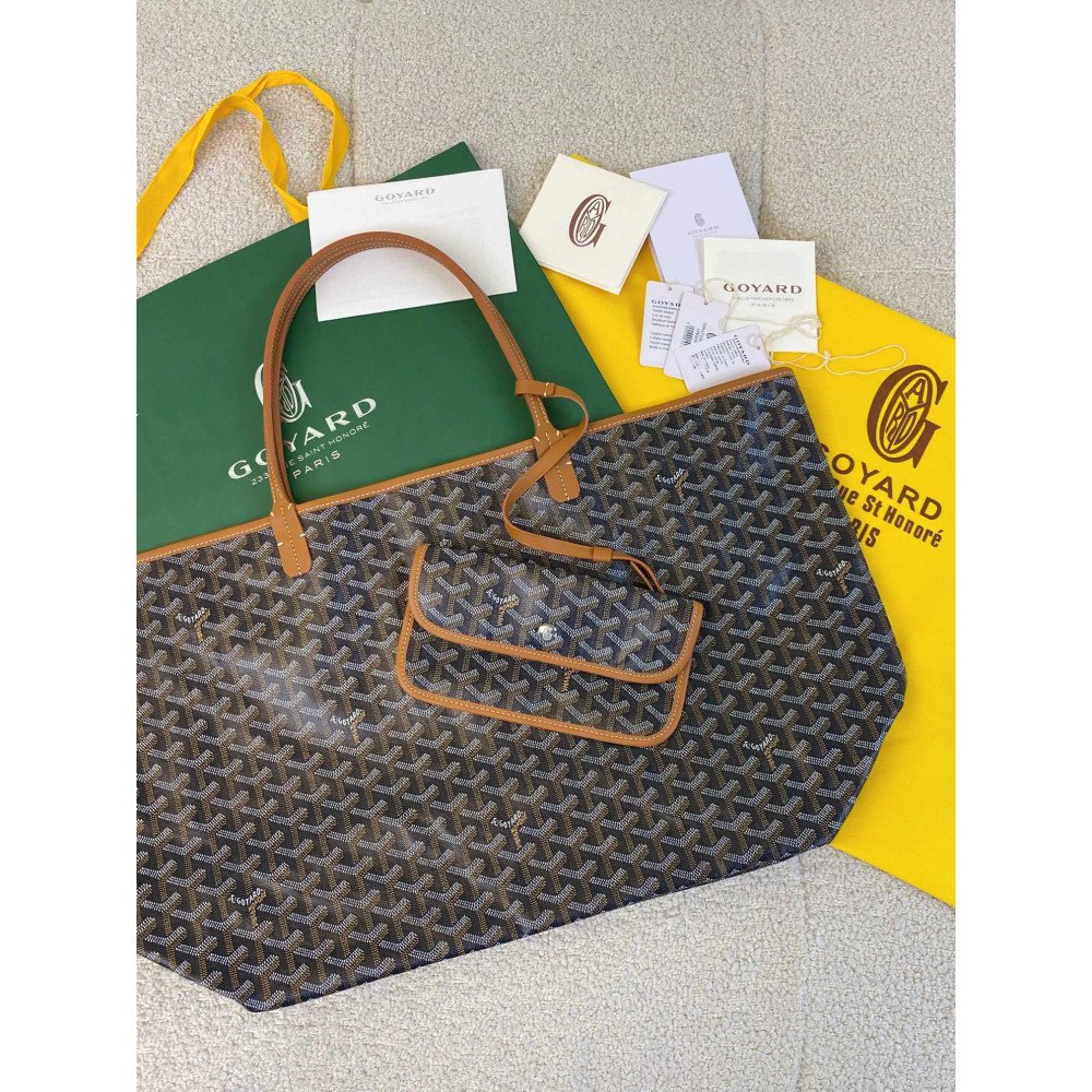 Goyard Dog-Teeth Tote Bag! brown Goyard Dog-Teeth Tote Bag! brown