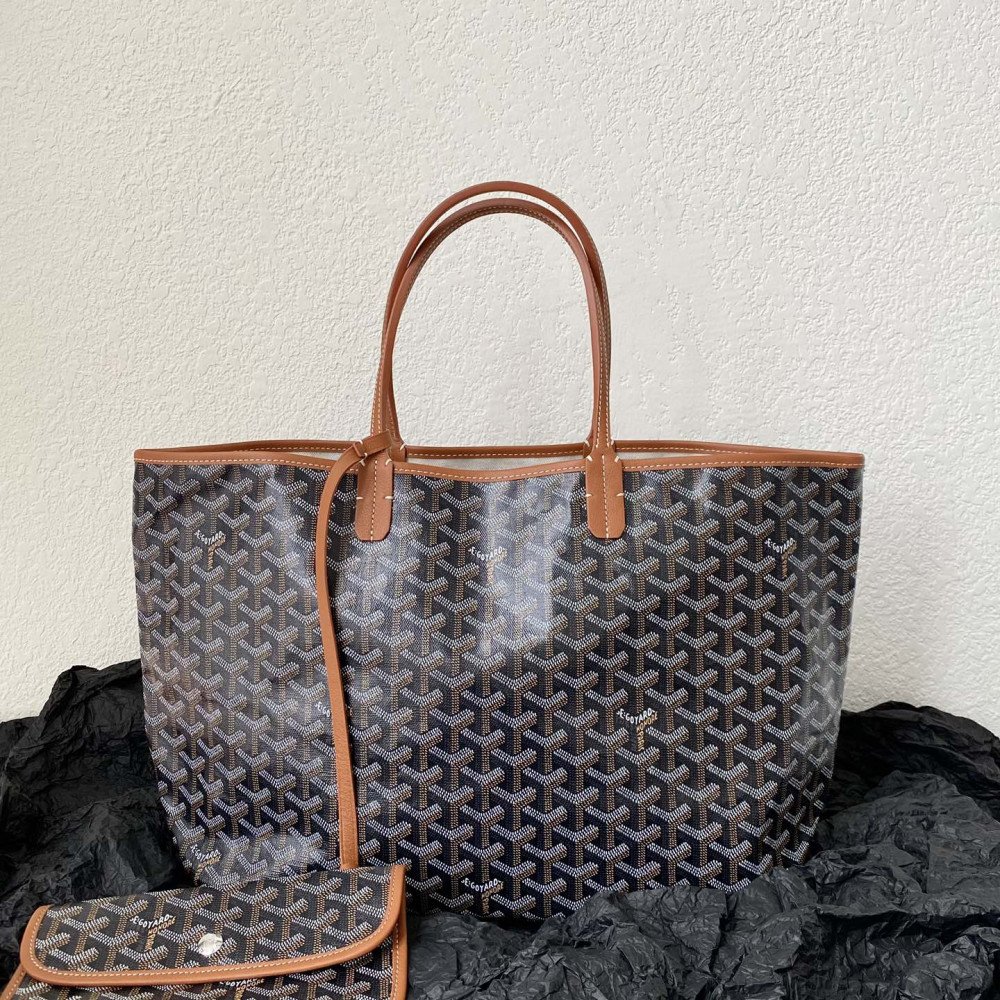 Goyard Dog-Teeth Tote Bag! brown Goyard Dog-Teeth Tote Bag! brown