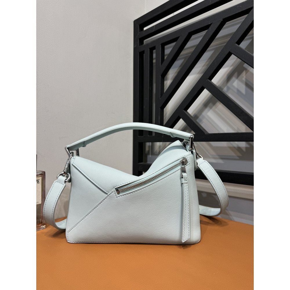 LOEWE New Puzzle Bag – Small Glacier Blue LOEWE New Puzzle Bag – Small Glacier Blue