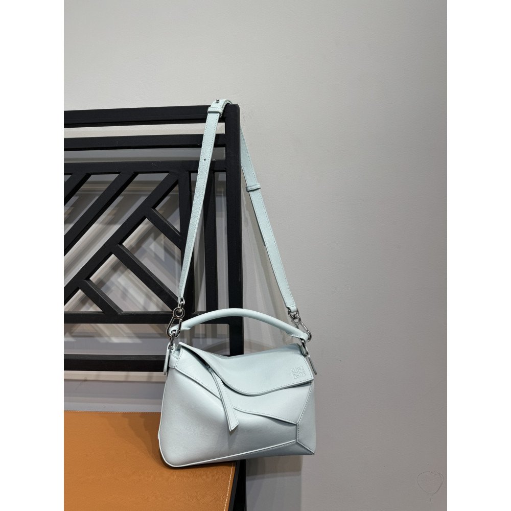 LOEWE New Puzzle Bag – Small Glacier Blue LOEWE New Puzzle Bag – Small Glacier Blue