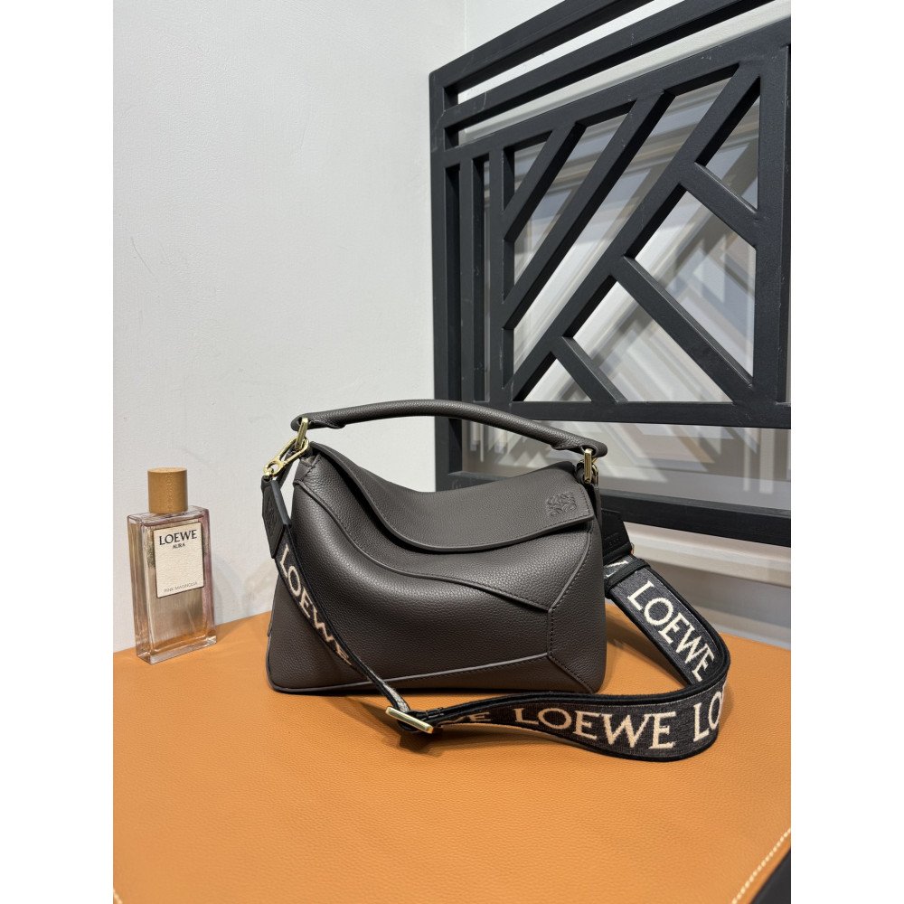 LOEWE New Puzzle Bag – Small Dark Gray LOEWE New Puzzle Bag – Small Dark Gray