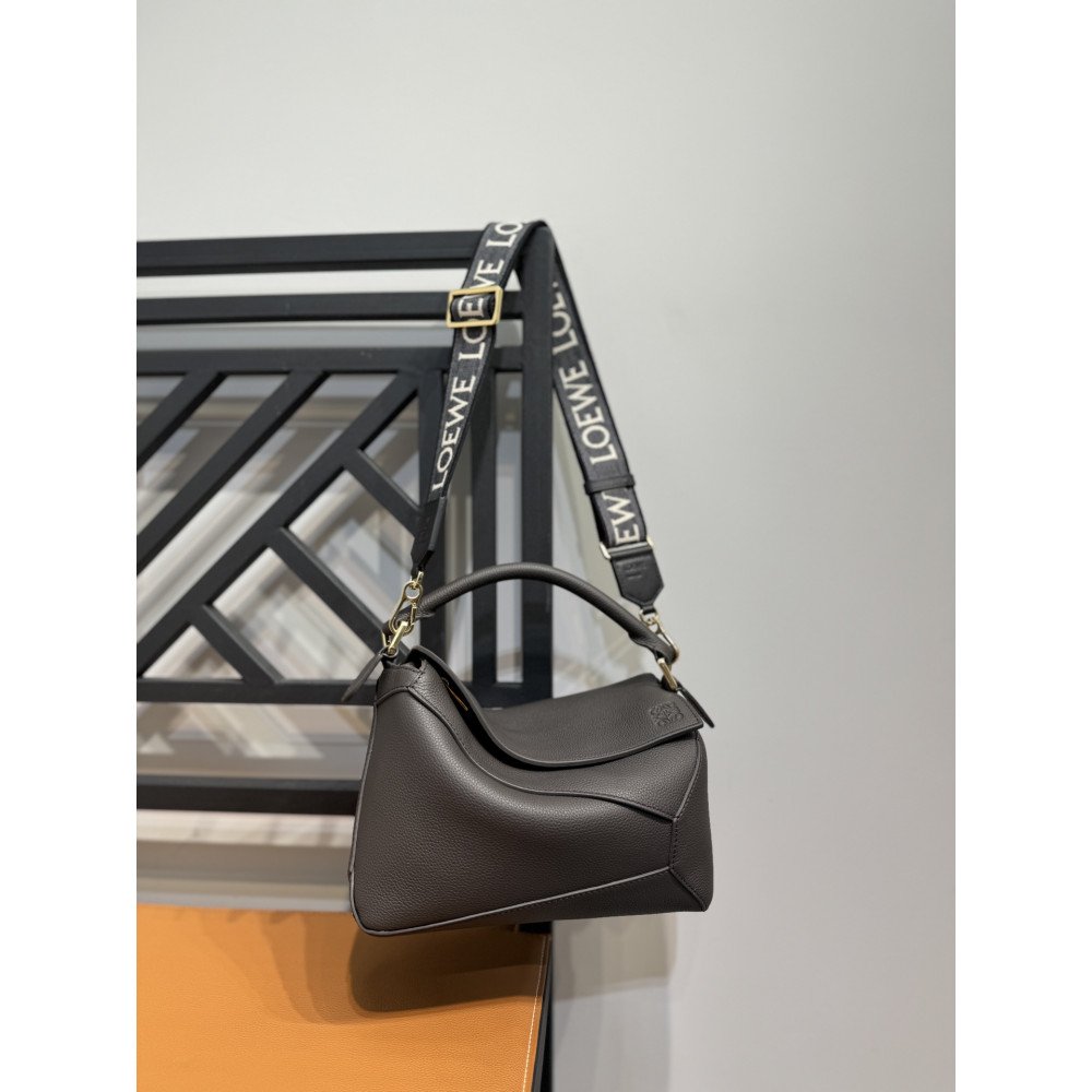 LOEWE New Puzzle Bag – Small Dark Gray LOEWE New Puzzle Bag – Small Dark Gray
