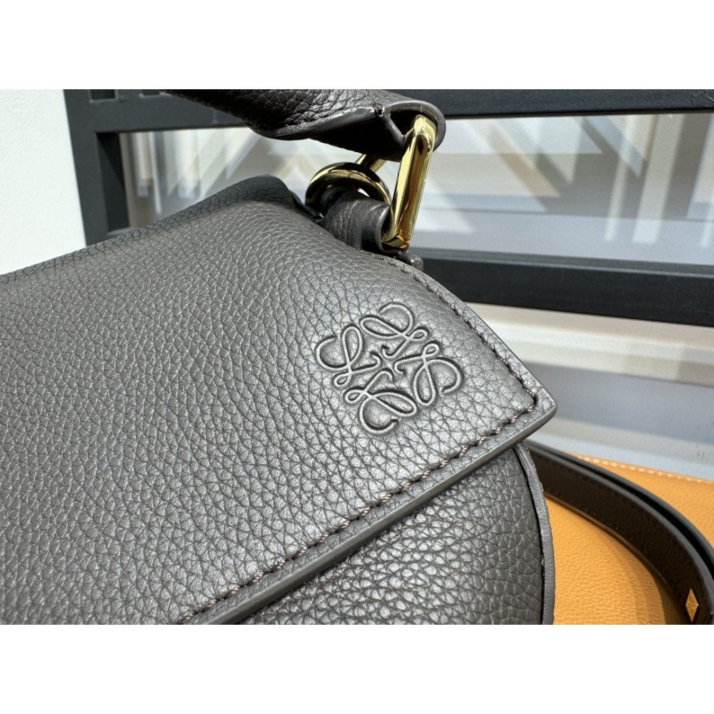 LOEWE New Puzzle Bag – Small Dark Gray LOEWE New Puzzle Bag – Small Dark Gray