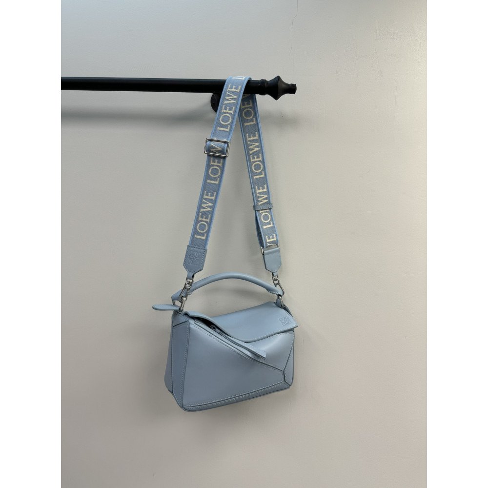 LOEWE Puzzle Bag with Jacquard Letter Strap! 