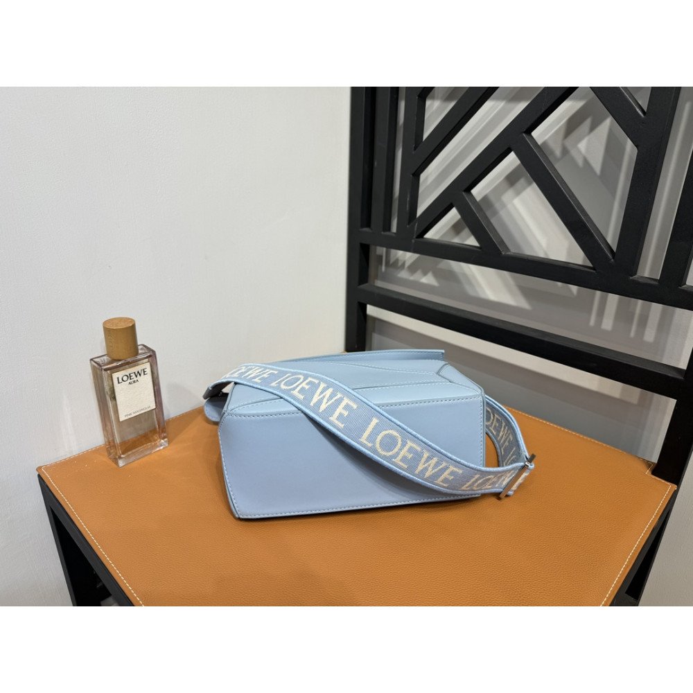 LOEWE Puzzle Bag with Jacquard Letter Strap! 