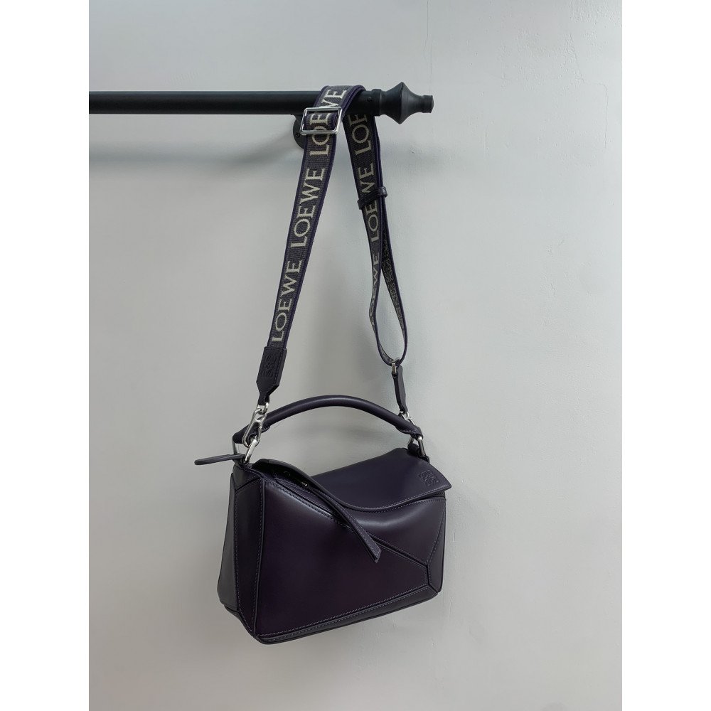 LOEWE Puzzle Bag with Jacquard Letter Strap! 