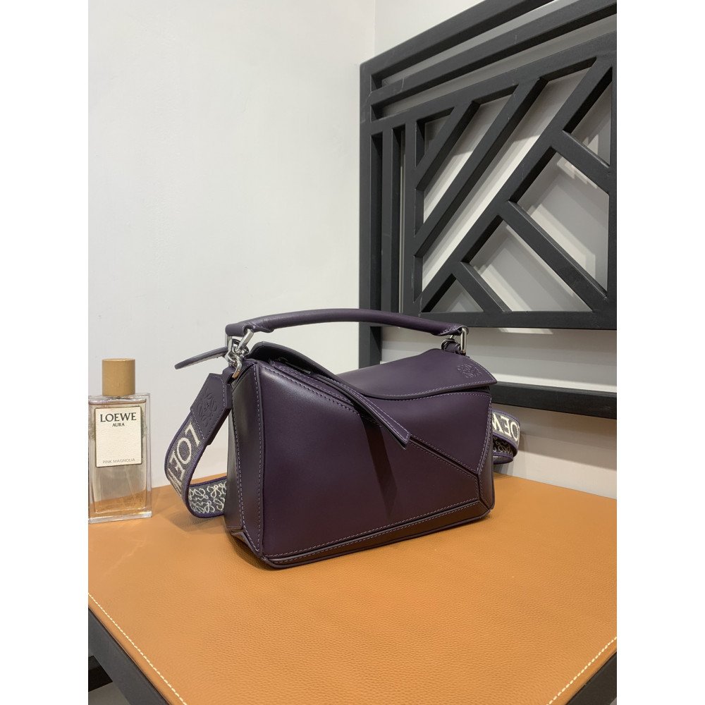 LOEWE Puzzle Bag with Jacquard Letter Strap! 