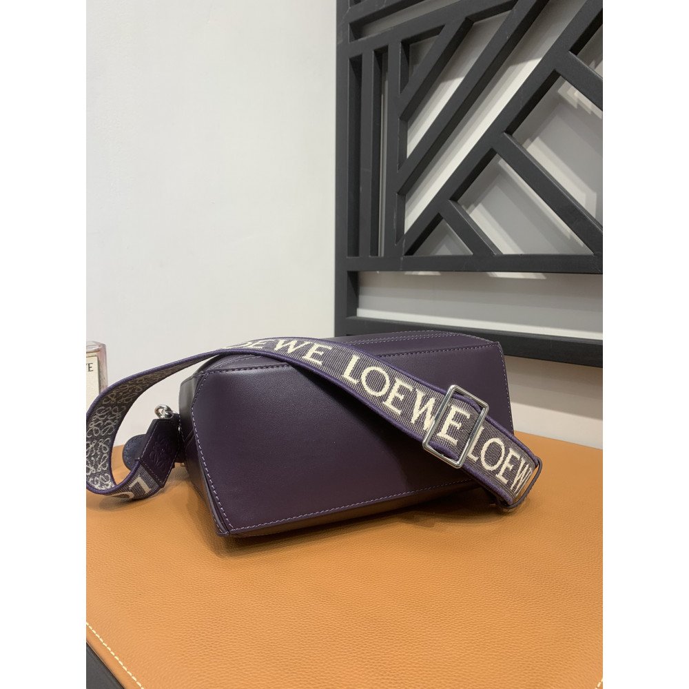 LOEWE Puzzle Bag with Jacquard Letter Strap! 