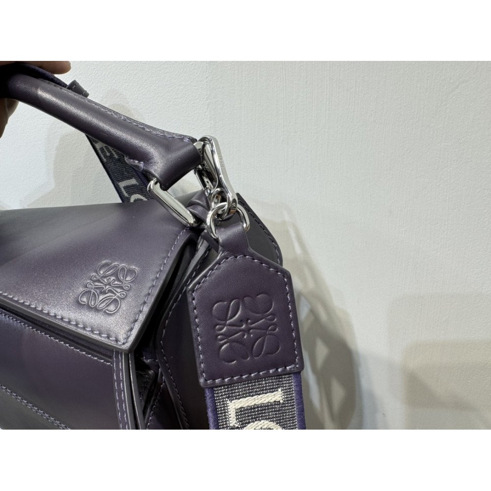 LOEWE Puzzle Bag with Jacquard Letter Strap! 