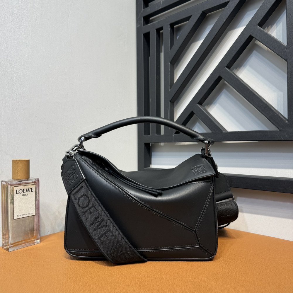 LOEWE Puzzle Bag with Jacquard Letter Strap! 