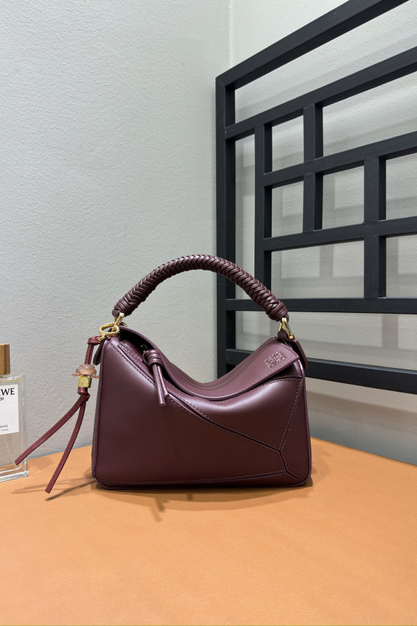 LOEWE New Woven-Handle Puzzle Bag!