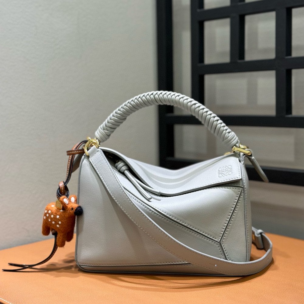 LOEWE New Woven-Handle Puzzle Bag!