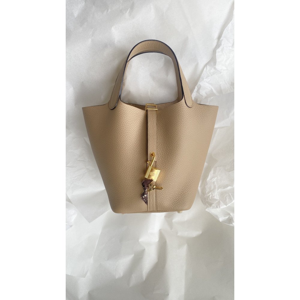 Hermès Picotin Lock Bag 18cm –S2 Trench Gray