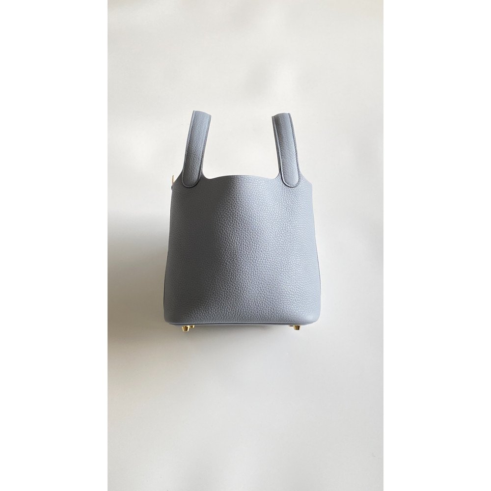 Hermès Picotin Lock Bag 18cm – Linen Blue Hermès Picotin Lock Bag 18cm – Linen Blue