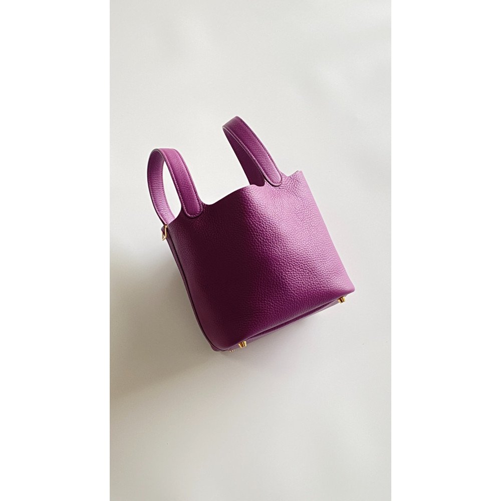 Hermès Picotin Lock Bag 18cm – P9 Sea Anemone Purple Hermès Picotin Lock Bag 18cm – P9 Sea Anemone Purple
