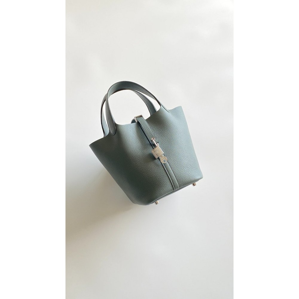Hermès Picotin Lock Bag 18cm – Almond Green Hermès Picotin Lock Bag 18cm – Almond Green