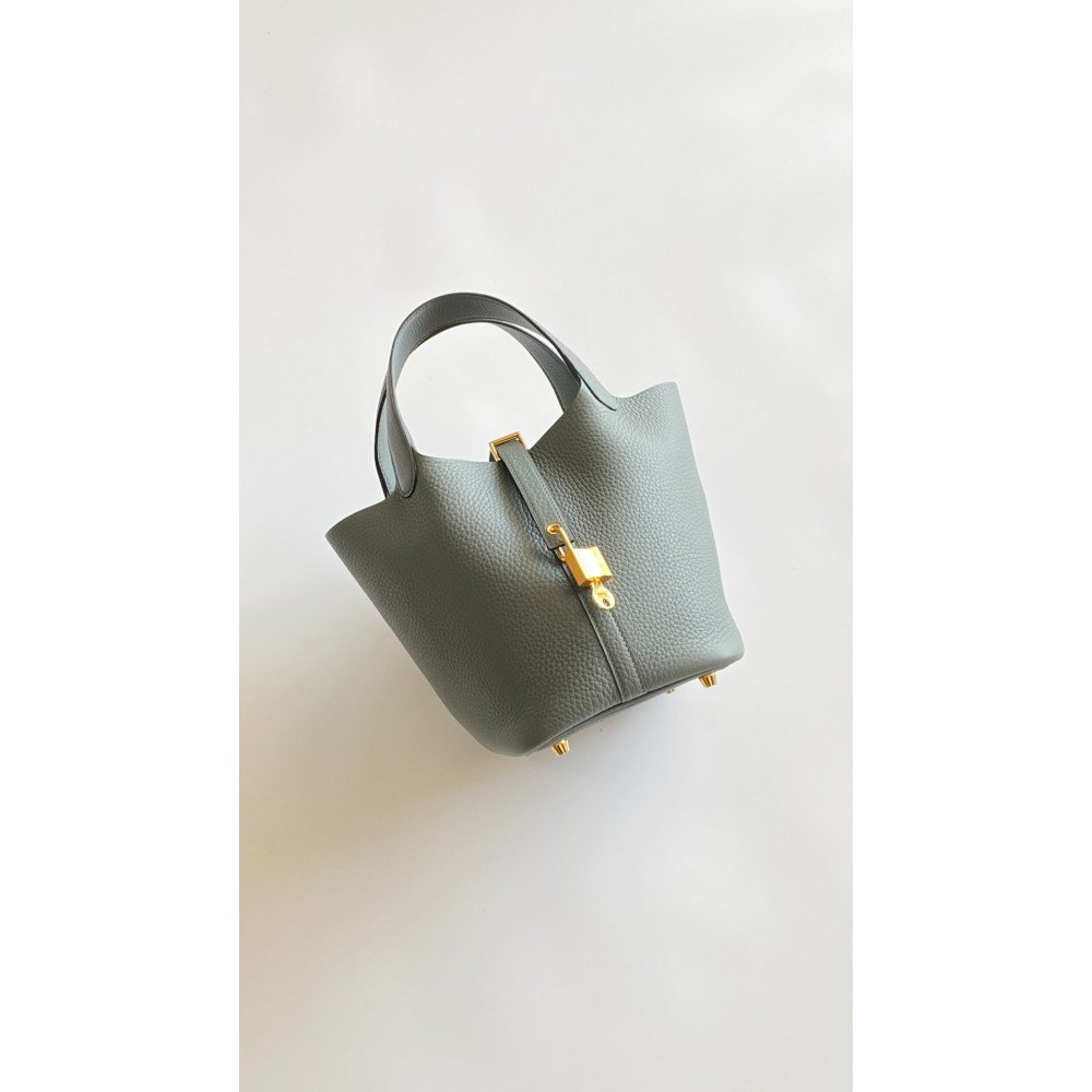 Hermès Picotin Lock Bag 18cm – Almond Green Hermès Picotin Lock Bag 18cm – Almond Green