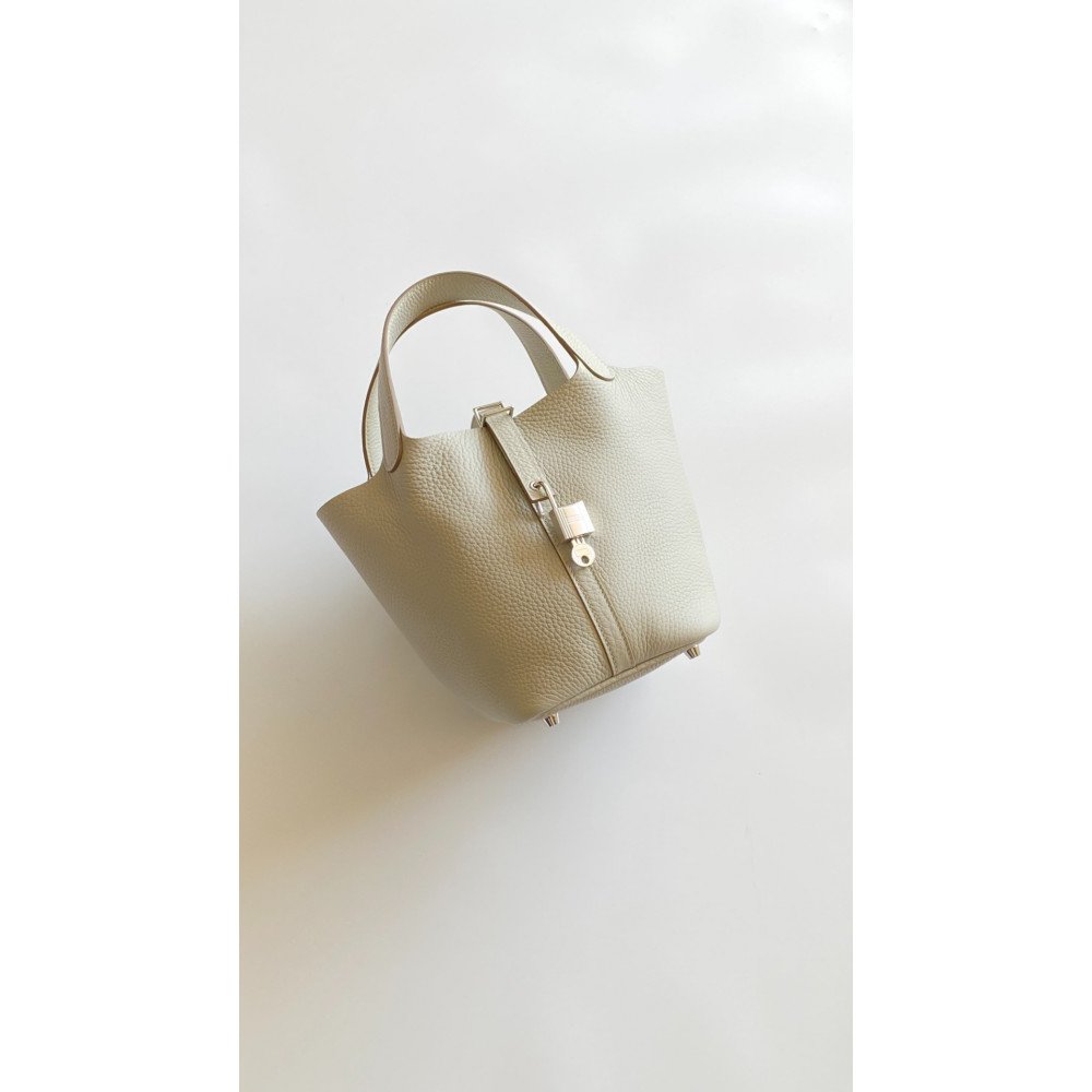 Hermès Picotin Lock Bag 18cm –8O Pearl Gray Hermès Picotin Lock Bag 18cm –8O Pearl Gray