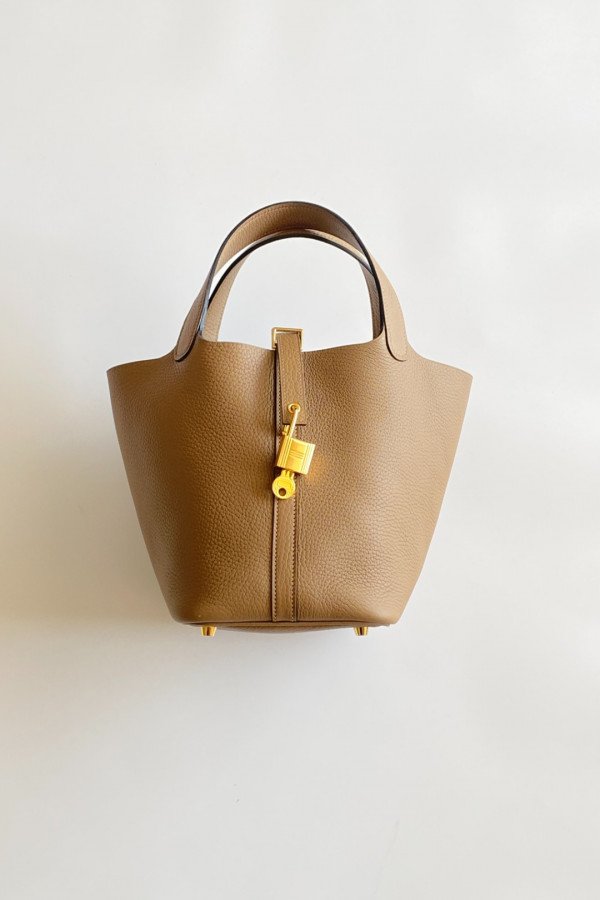 Hermès Picotin Lock Bag 18cm –D0 Weimaraner Beige