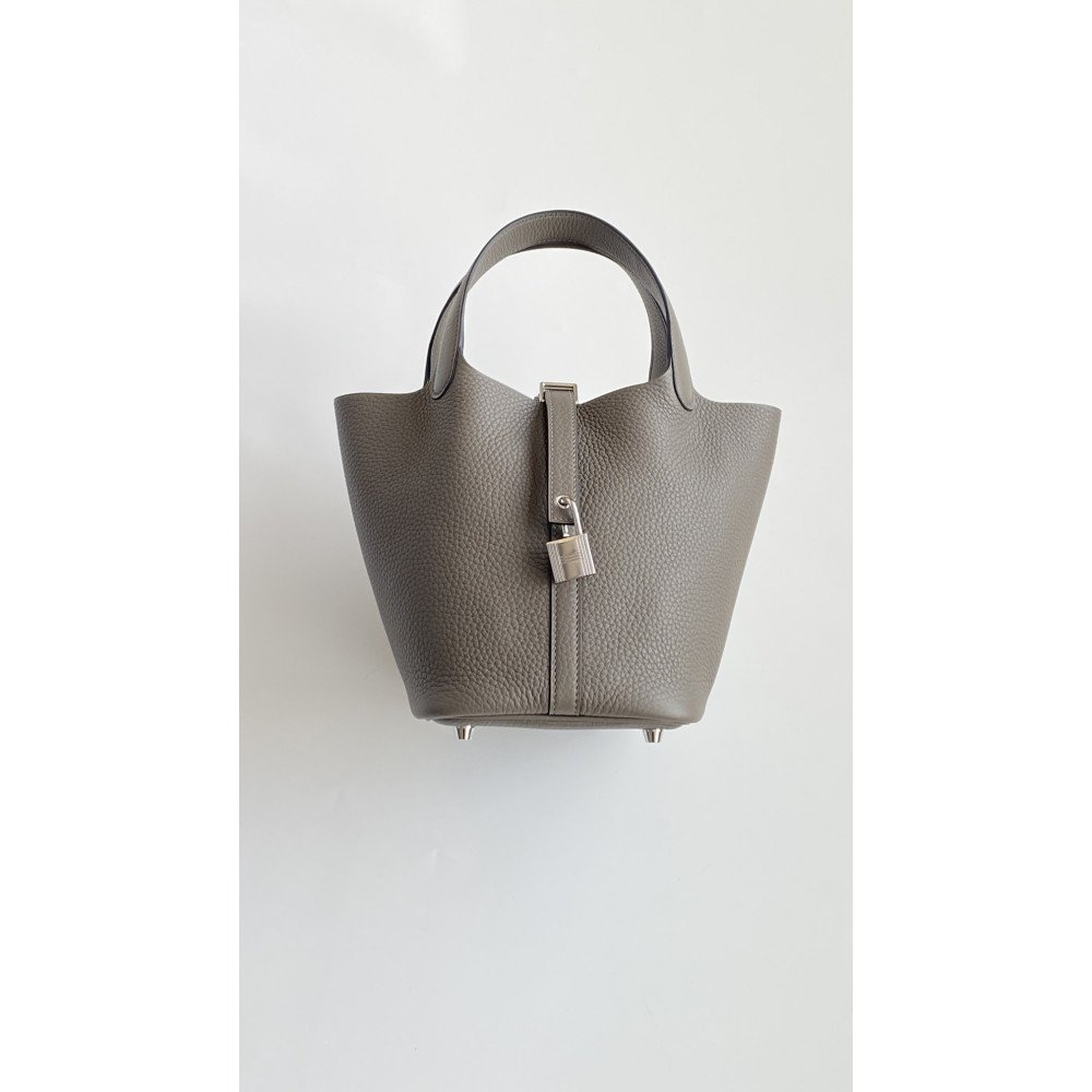 Hermès Picotin Lock Bag 18cm – 8F Tin Gray