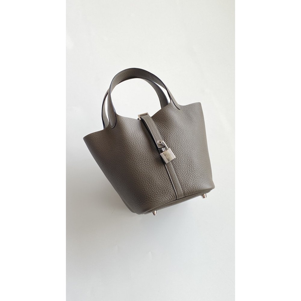 Hermès Picotin Lock Bag 18cm – 8F Tin Gray Hermès Picotin Lock Bag 18cm – 8F Tin Gray