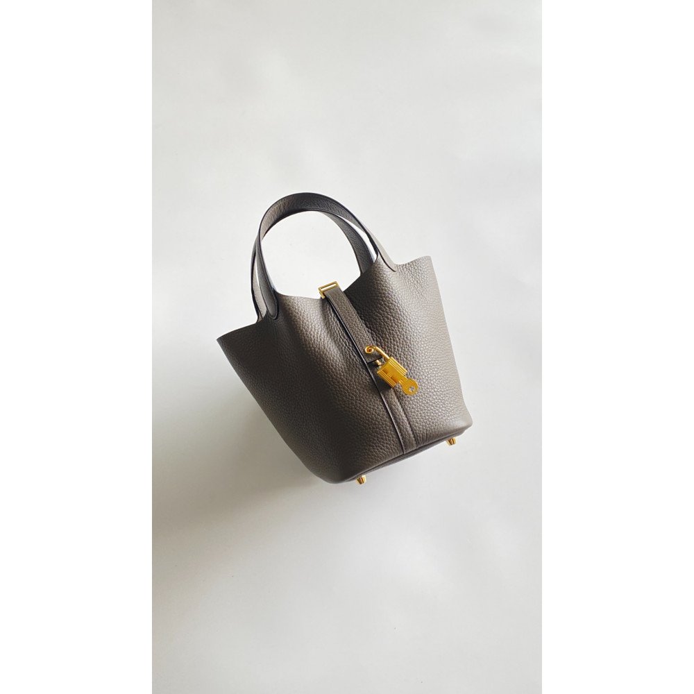 Hermès Picotin Lock Bag 18cm – 8F Tin Gray Hermès Picotin Lock Bag 18cm – 8F Tin Gray