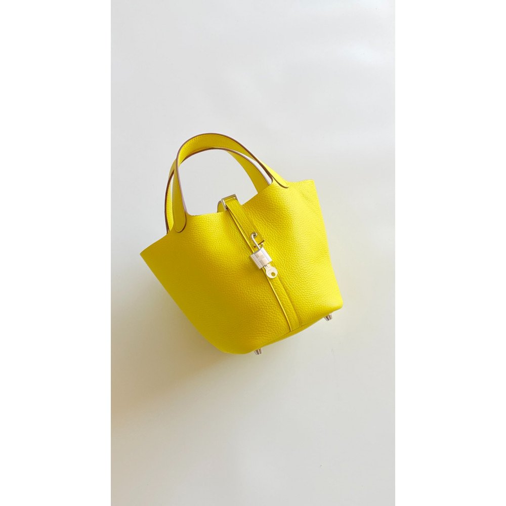 Hermès Picotin Lock Bag 18cm – 9R Lemon Yellow Hermès Picotin Lock Bag 18cm – 9R Lemon Yellow