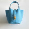 Hermès Picotin Lock Bag 18cm – Macaron Blue
