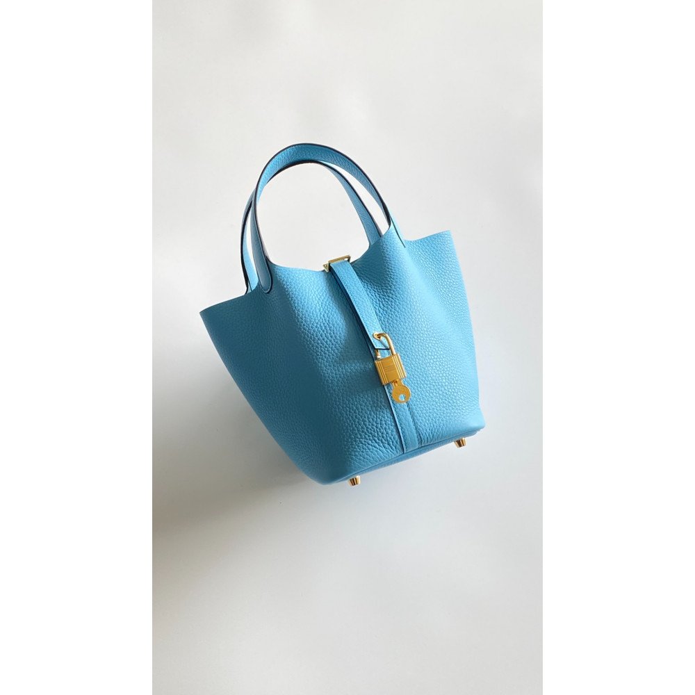 Hermès Picotin Lock Bag 18cm – Macaron Blue Hermès Picotin Lock Bag 18cm – Macaron Blue