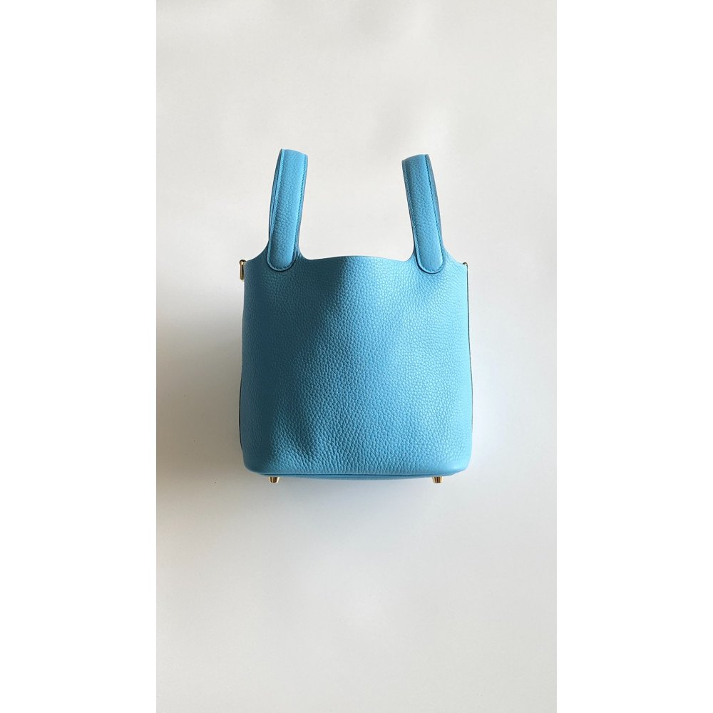 Hermès Picotin Lock Bag 18cm – Macaron Blue