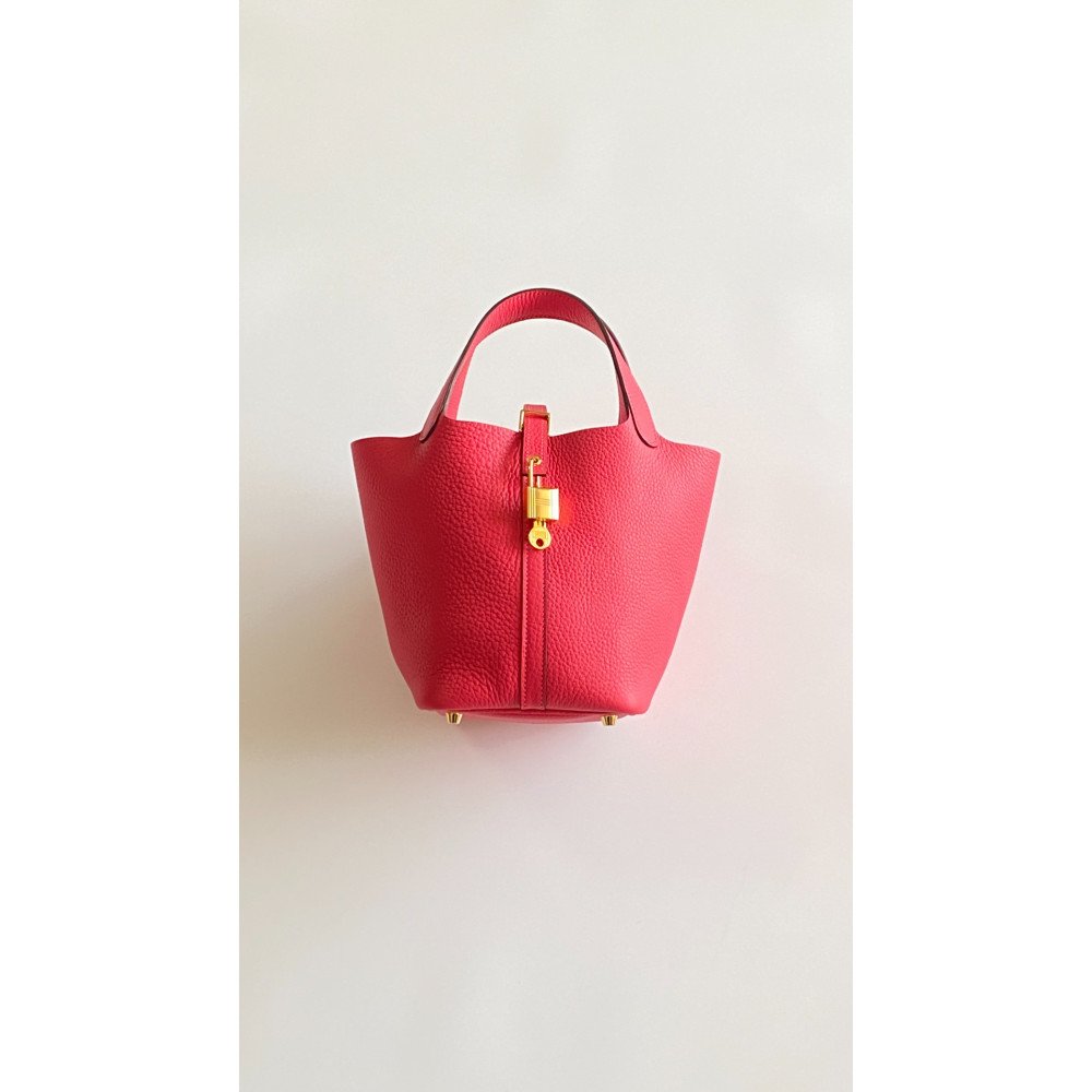 Hermès Picotin Lock Bag 18cm –  National Flag Red