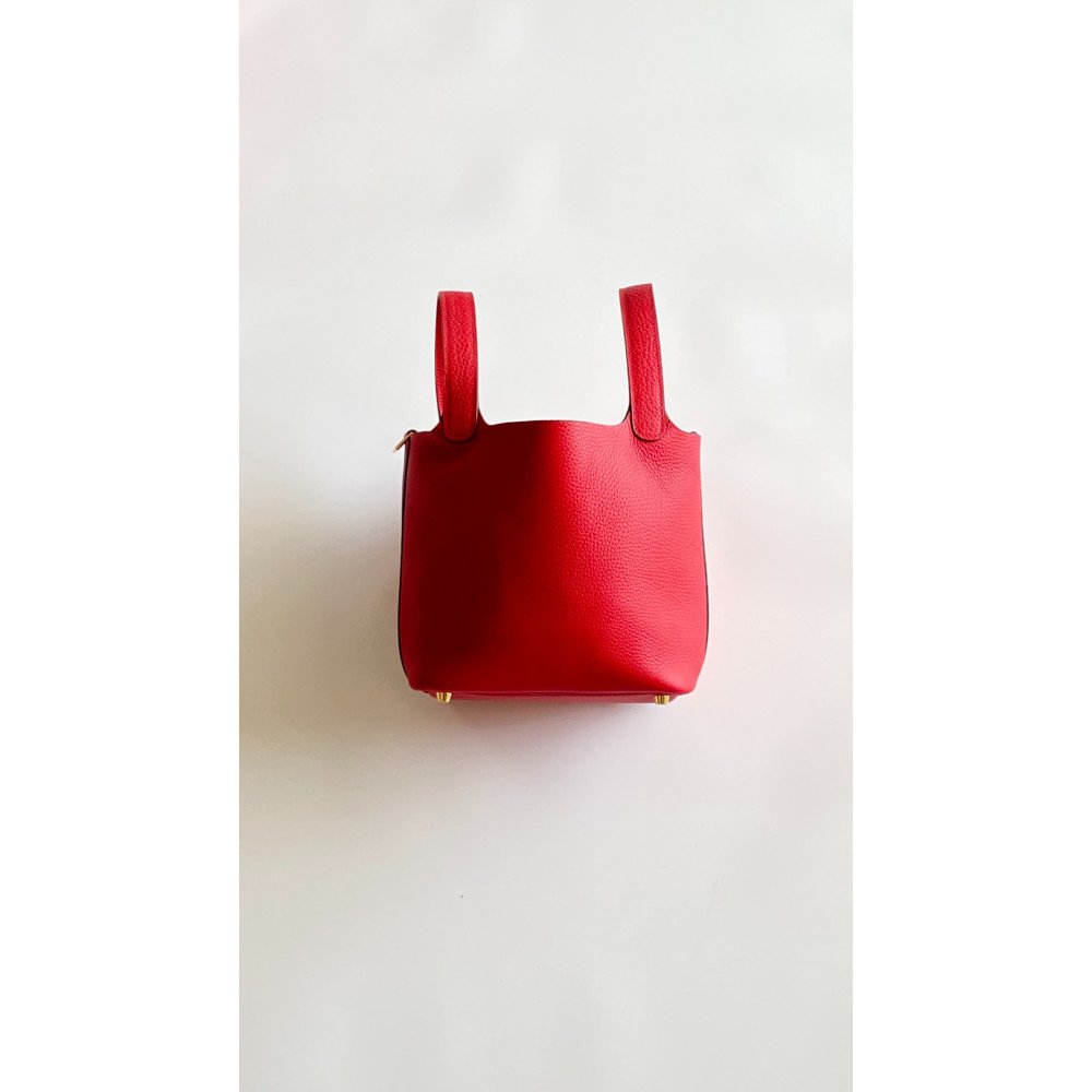Hermès Picotin Lock Bag 18cm – National Flag Red Hermès Picotin Lock Bag 18cm – National Flag Red