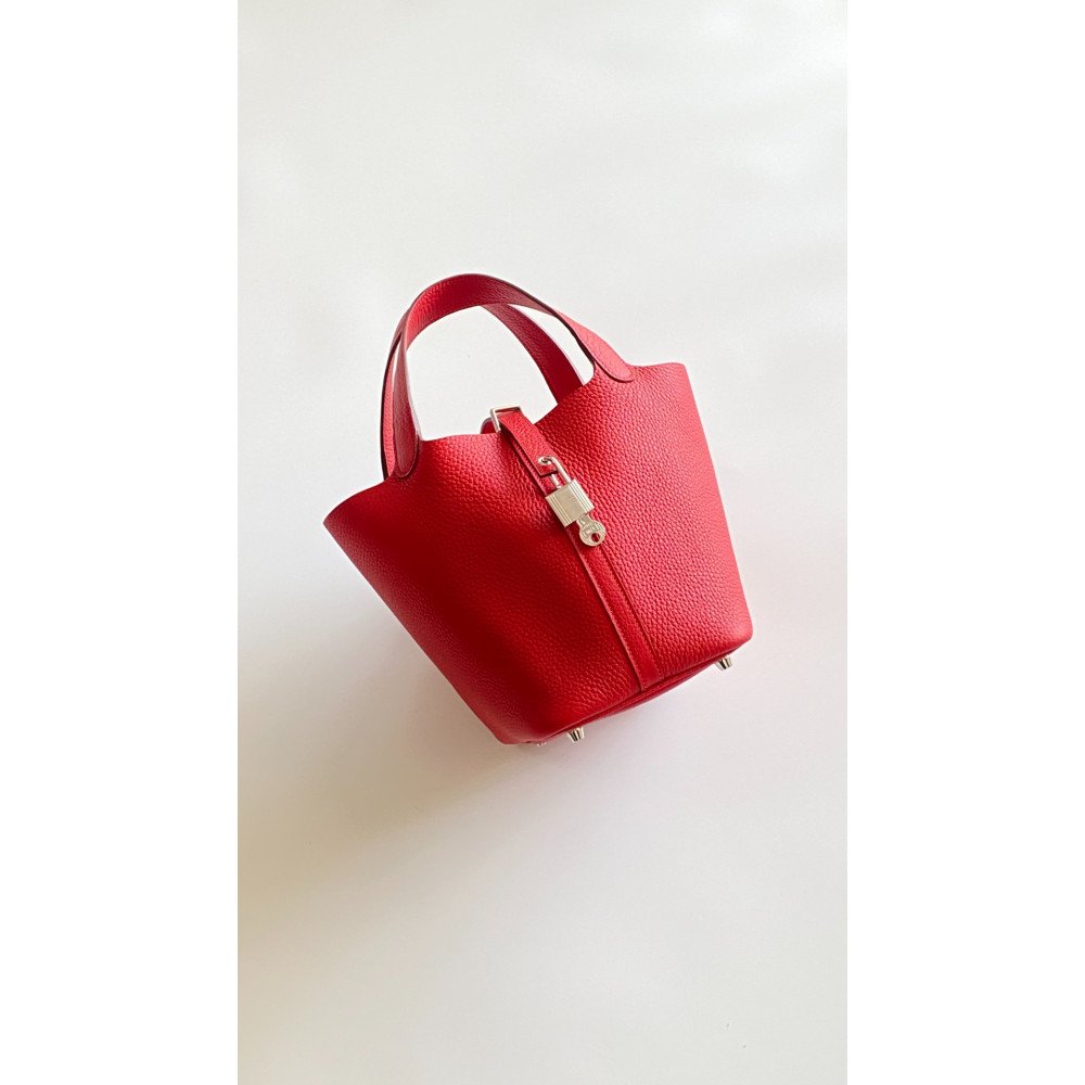Hermès Picotin Lock Bag 18cm – National Flag Red Hermès Picotin Lock Bag 18cm – National Flag Red