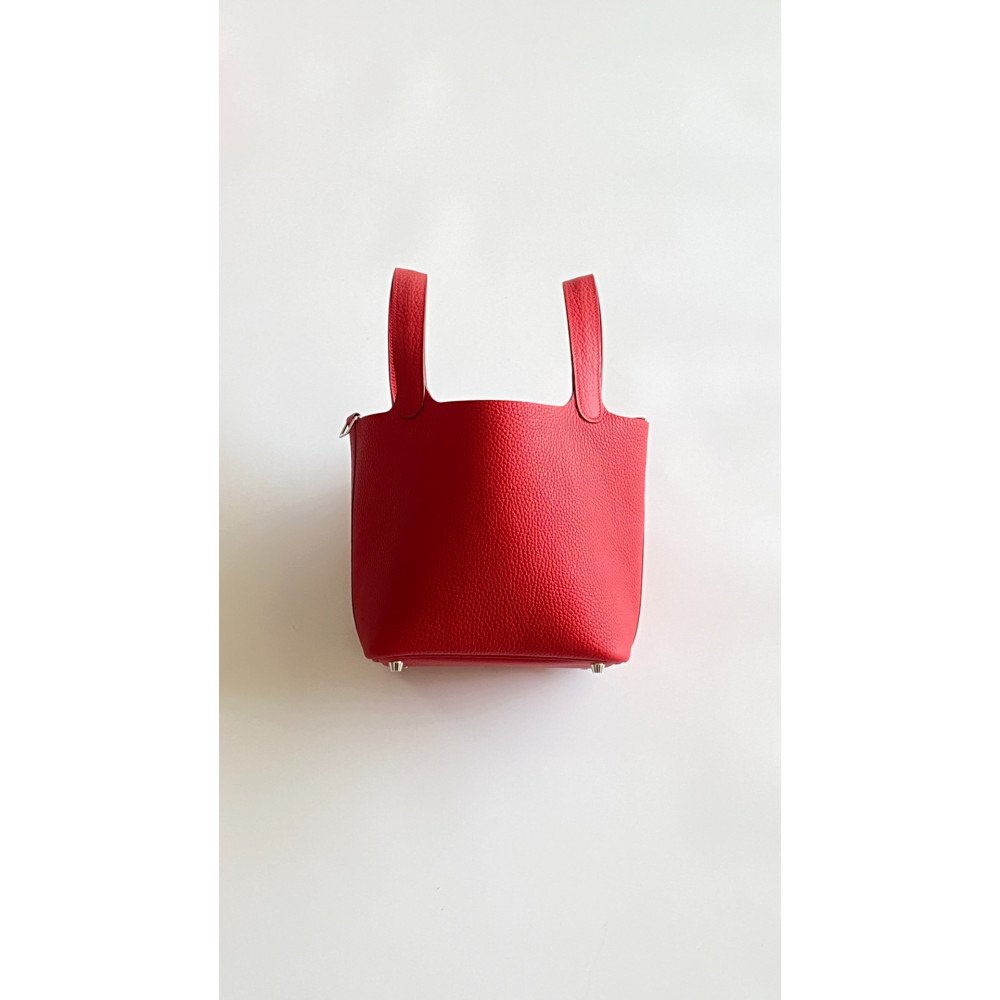 Hermès Picotin Lock Bag 18cm – National Flag Red Hermès Picotin Lock Bag 18cm – National Flag Red