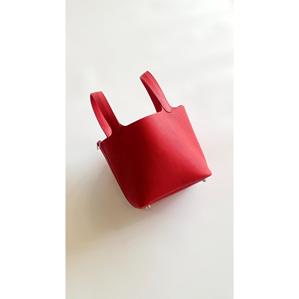 Hermès Picotin Lock Bag 18cm – National Flag Red Hermès Picotin Lock Bag 18cm – National Flag Red